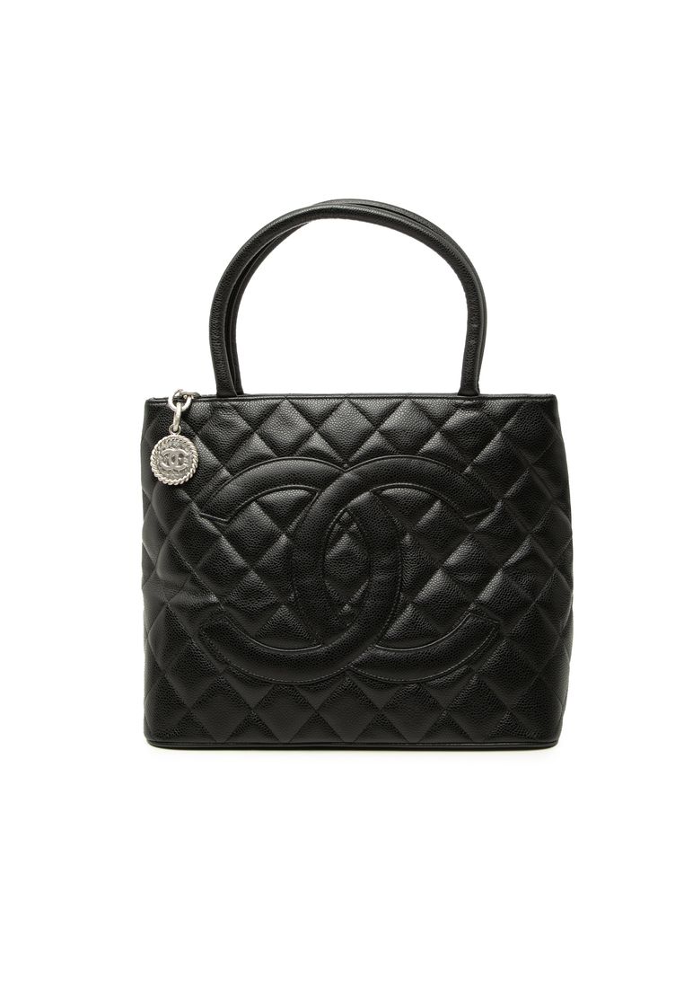 Pre-Loved Chanel Caviar Medallion Tote