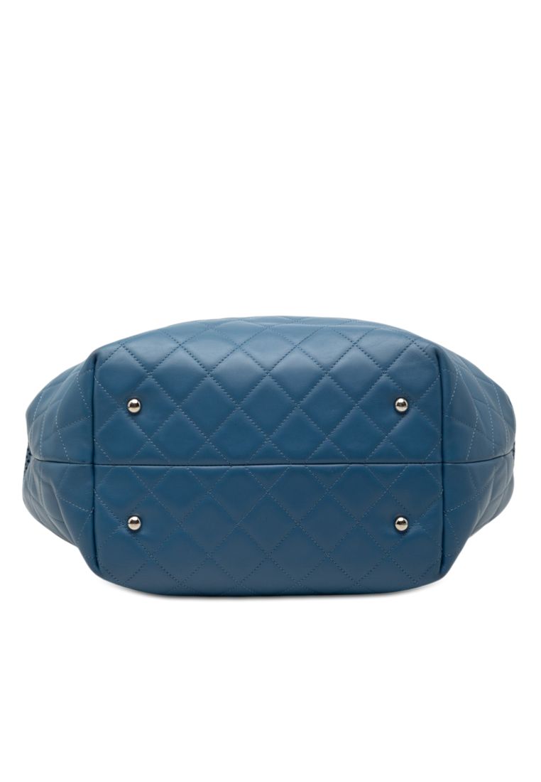 Pre-Loved Chanel Perforated Calfskin Up In The Air North South Tote