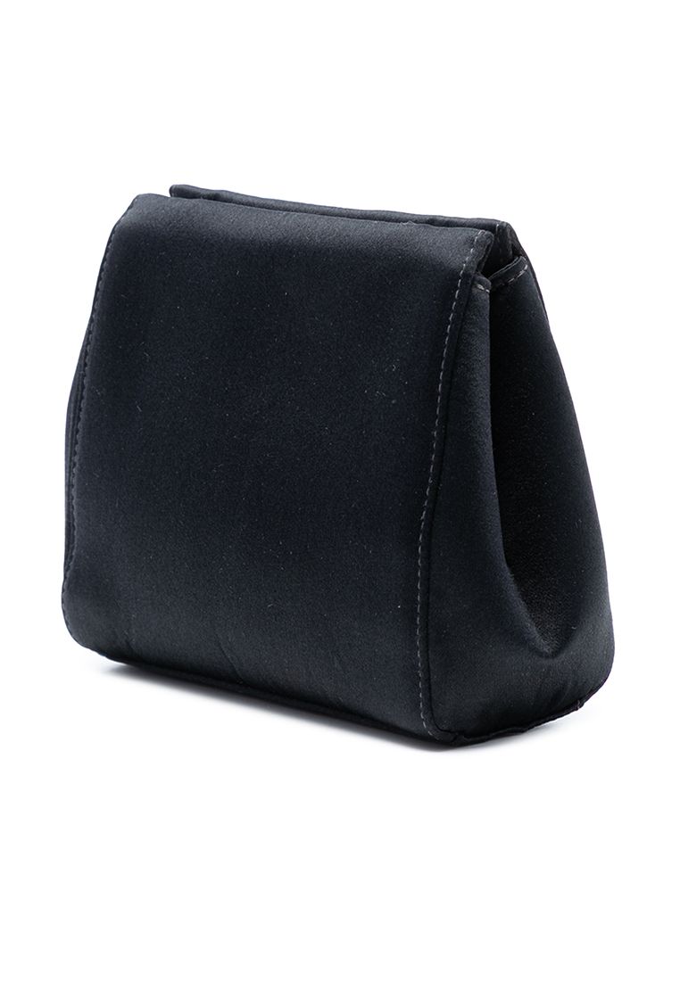 Pre-Loved Chanel Satin Camellia Evening Bag