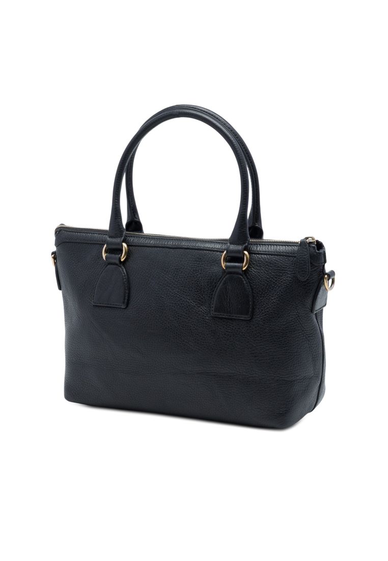 Pre-Loved Gucci Dollar Calfskin Gg Charm Satchel