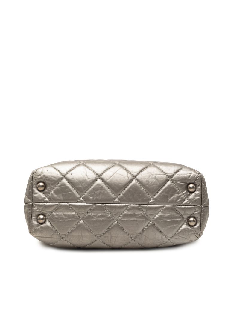 Pre-Loved Chanel Quilted Metallic Aged Calfskin Reissue 2.55 Tote