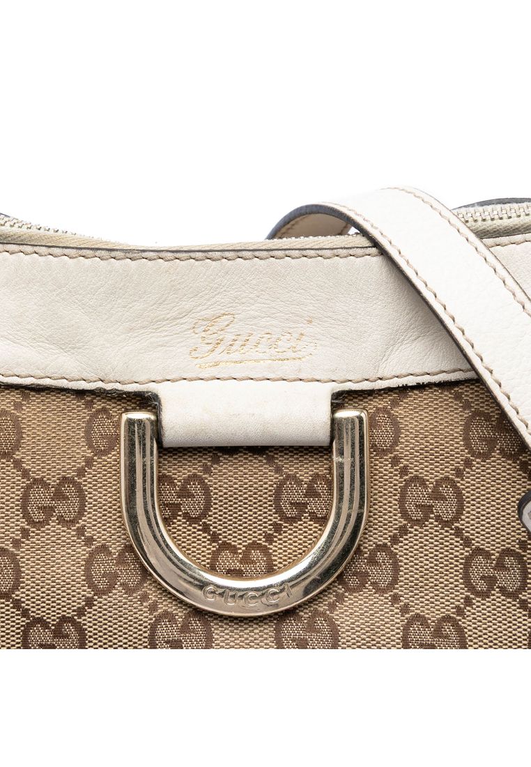 Pre-Loved Gucci Gg Canvas Abbey D Ring Crossbody