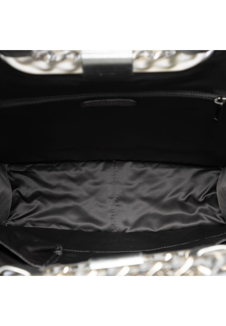 Pre-Loved Chanel Cc Vinyl Ice Cube Shopper Tote