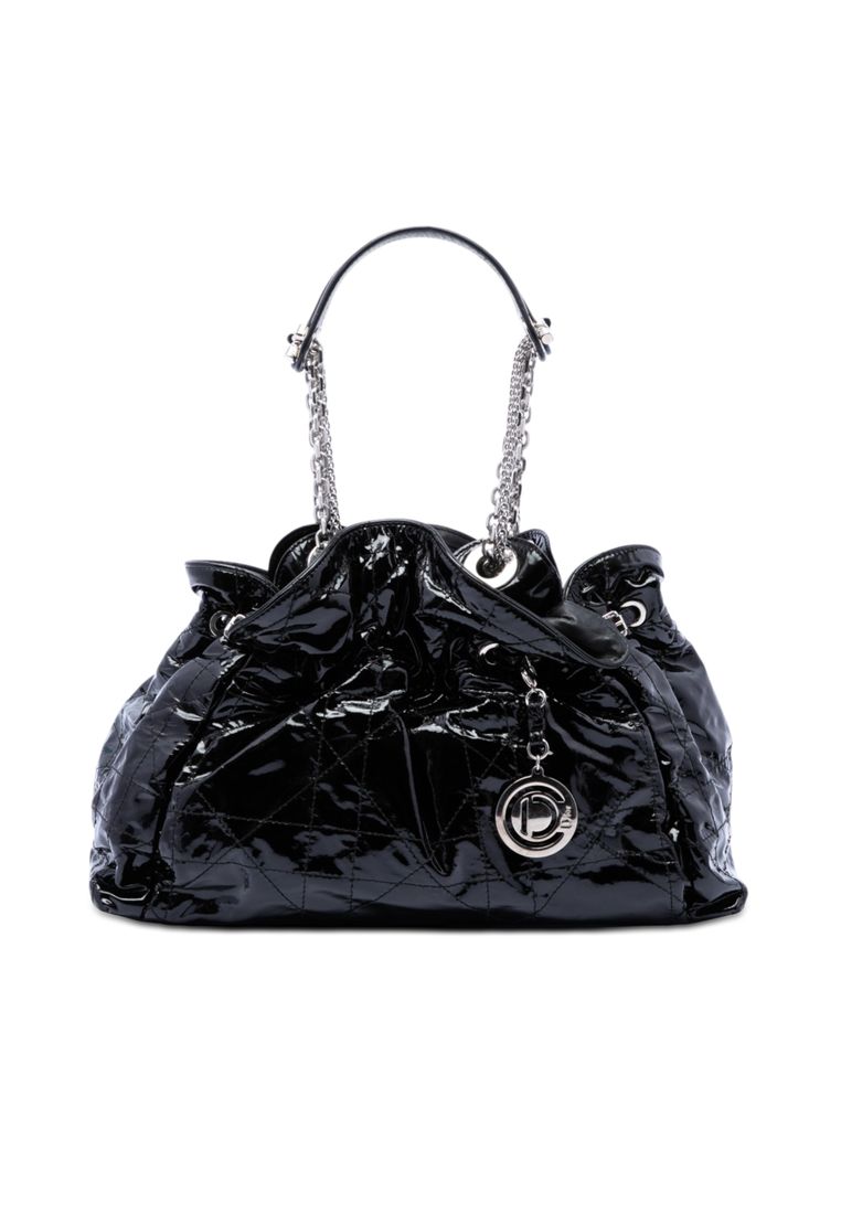 Pre-Loved Dior Patent Cannage Le Trente Tote