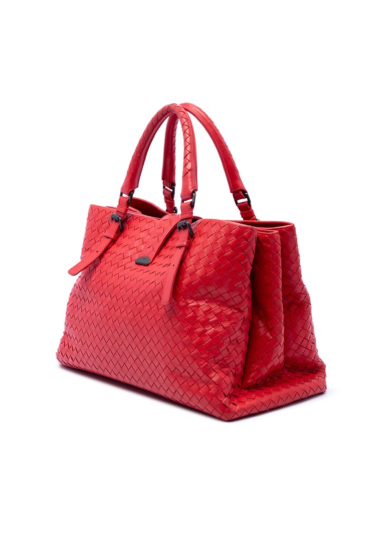 Pre-Loved Bottega Veneta Medium Nappa Intrecciato Roma Tote