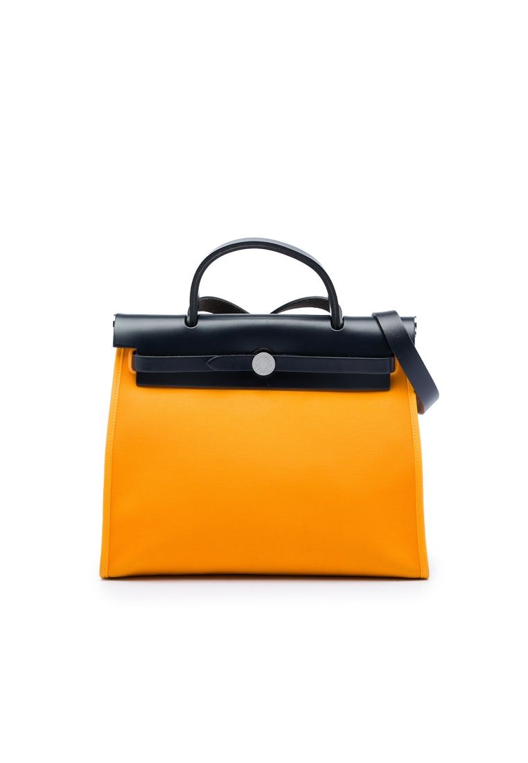 Pre-Loved Hermès Toile Verso Herbag Zip 31