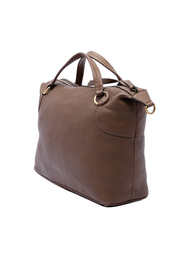 Pre-Loved Gucci Calfskin Twill Satchel