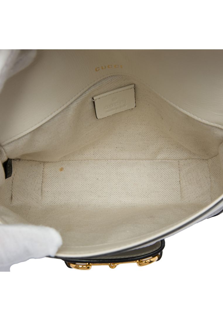 Pre-Loved Gucci Small Gg Supreme Web Horsebit 1955 Crossbody