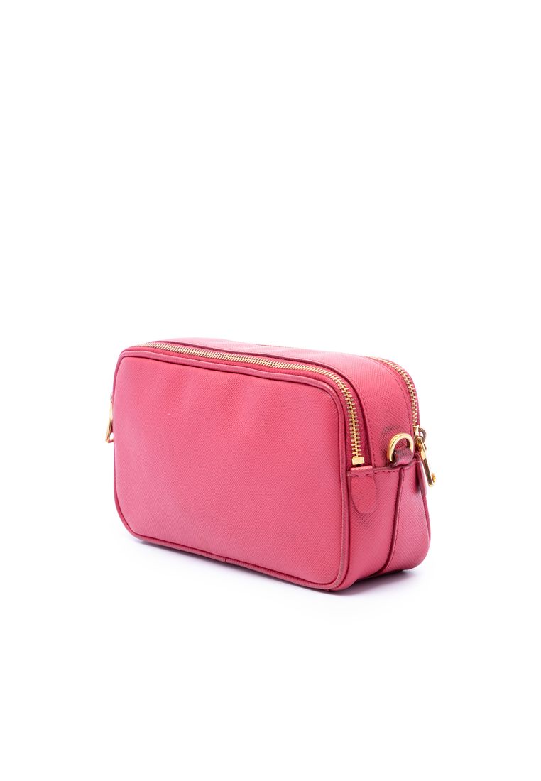 Pre-Loved Prada Mini Saffiano Double Zip Camera Bag