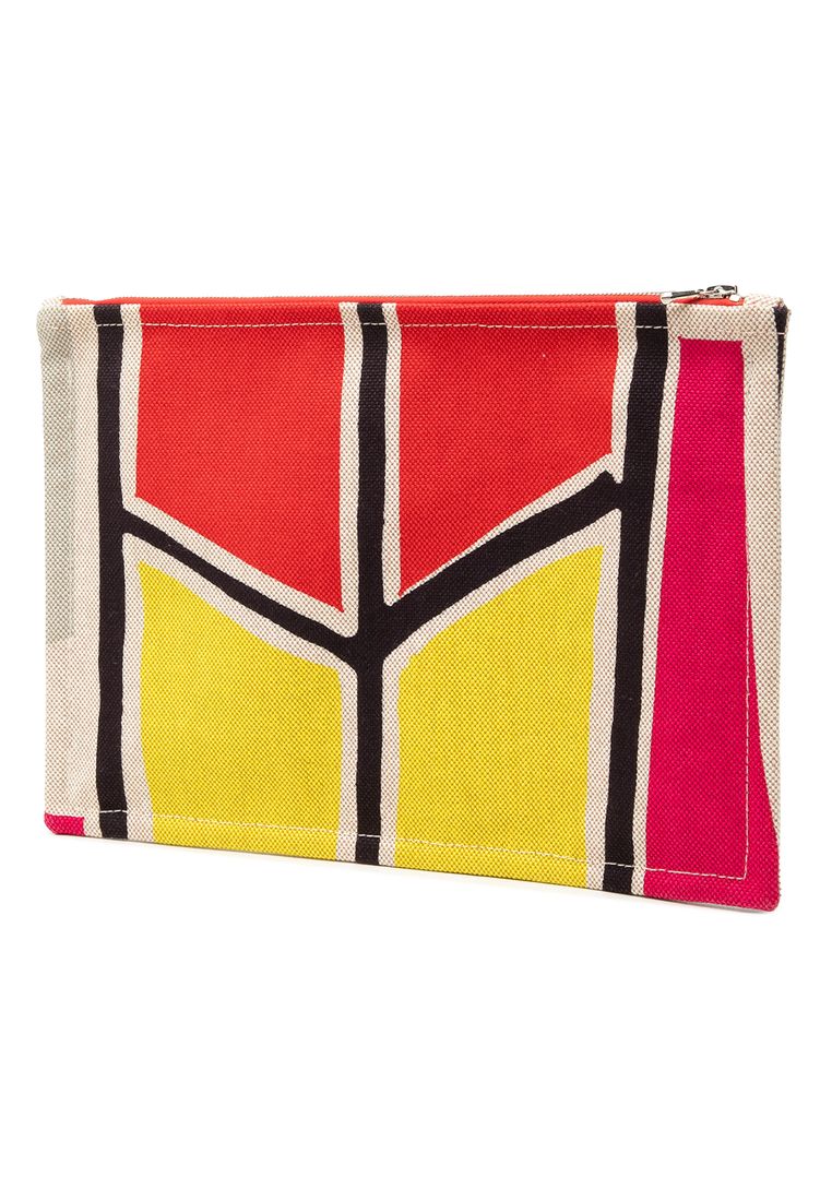 Pre-Loved Hermès Toile Flat Waikiki Pouch