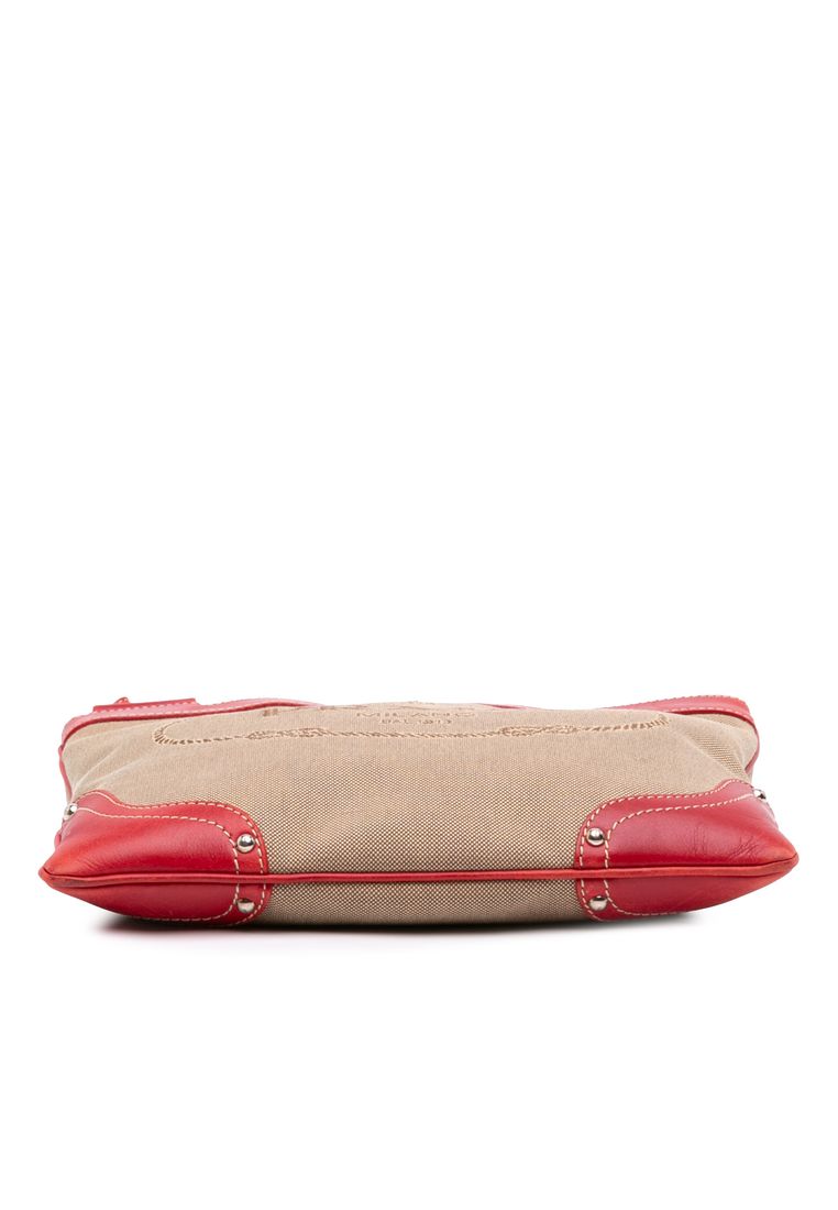 Pre-Loved Prada Canvas Canapa Logo Crossbody