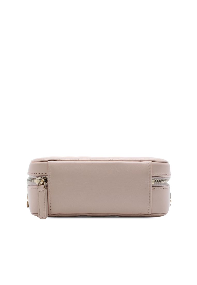 Pre-Loved Chanel Cc Quilted Lambskin Pearl Crush Camera Bag