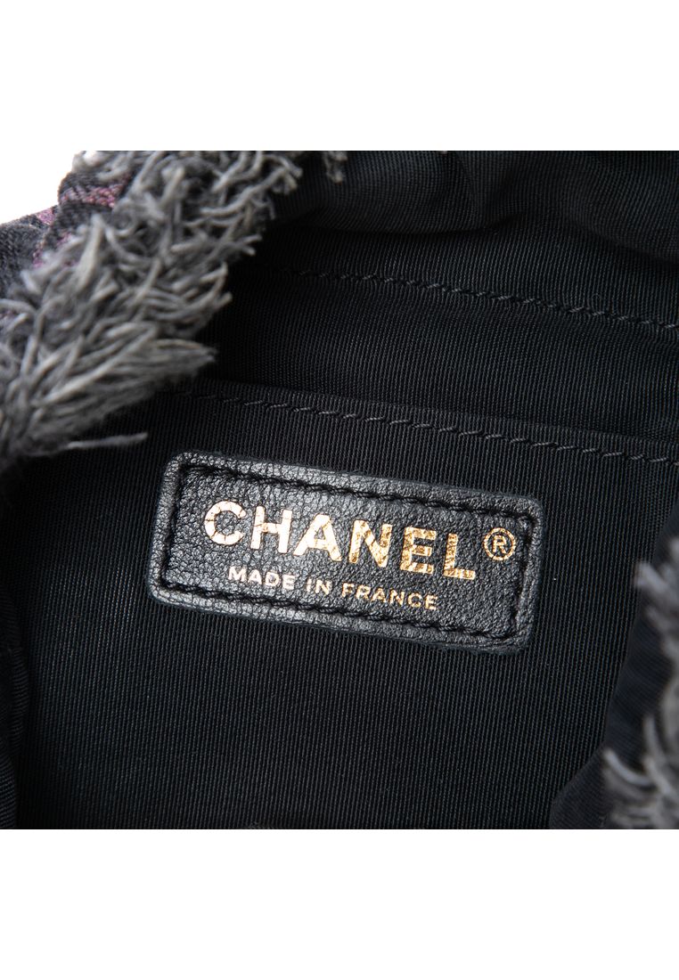 Pre-Loved Chanel Small Denim Mood Bucket With Chain