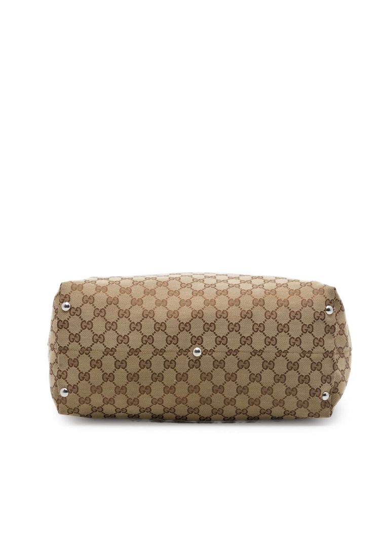Pre-Loved Gucci Gg Canvas Icon Bit Tote