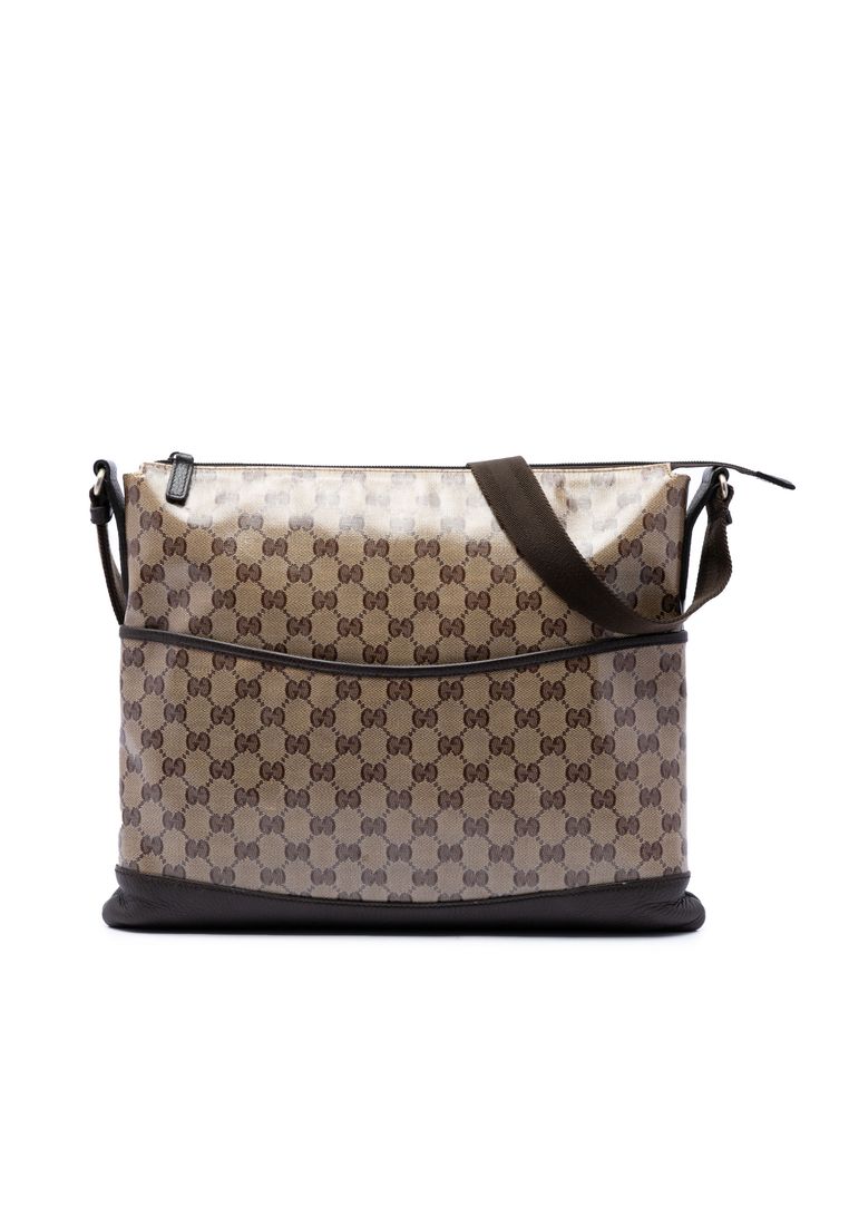 Pre-Loved Gucci Gg Crystal Crossbody