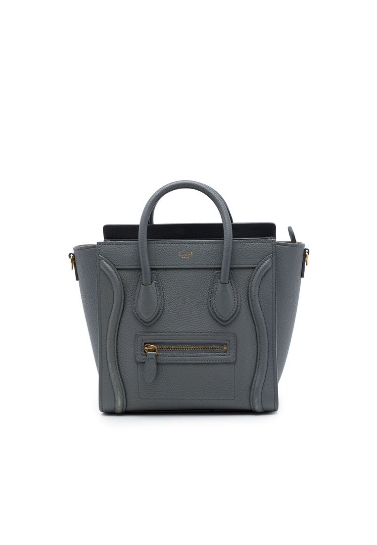 Pre-Loved Celine Nano Grained Calfskin Luggage Tote