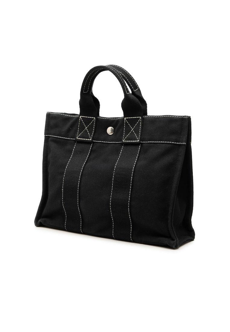 Pre-Loved Hermès Canvas Fourre Tout Pm