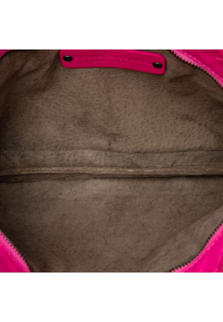 Pre-Loved Bottega Veneta Intrecciato Trimmed Bicolor Nappa Clutch