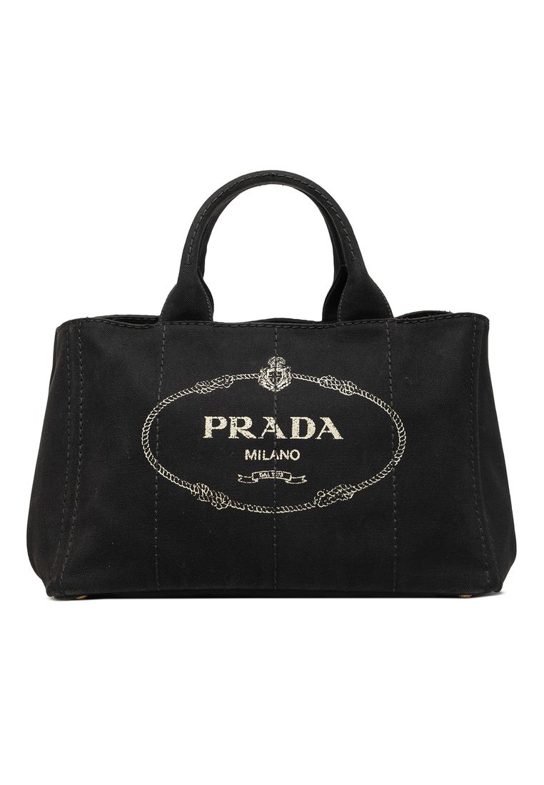 Pre-Loved Prada Canvas Canapa Logo Tote