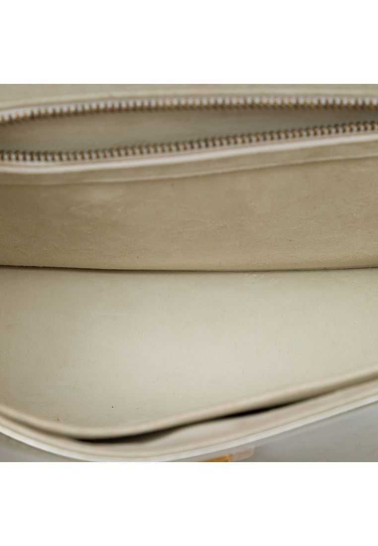 Pre-Loved Dior Small Studded Patent Diorama Flap