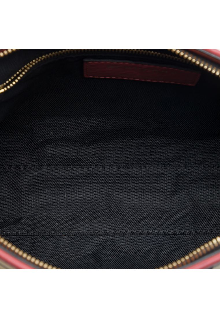 Pre-Loved Burberry Haymarket Check Coated Canvas Chichester Crossbody