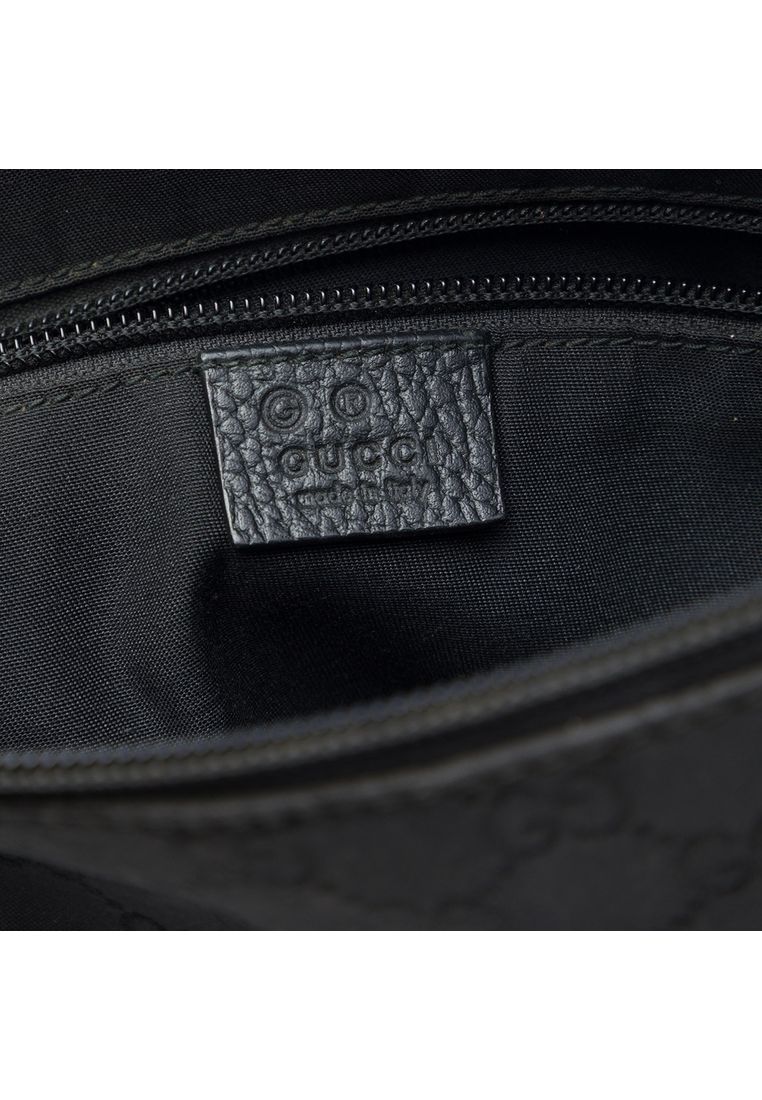 Pre-Loved Gucci Gg Nylon Flat Messenger Bag