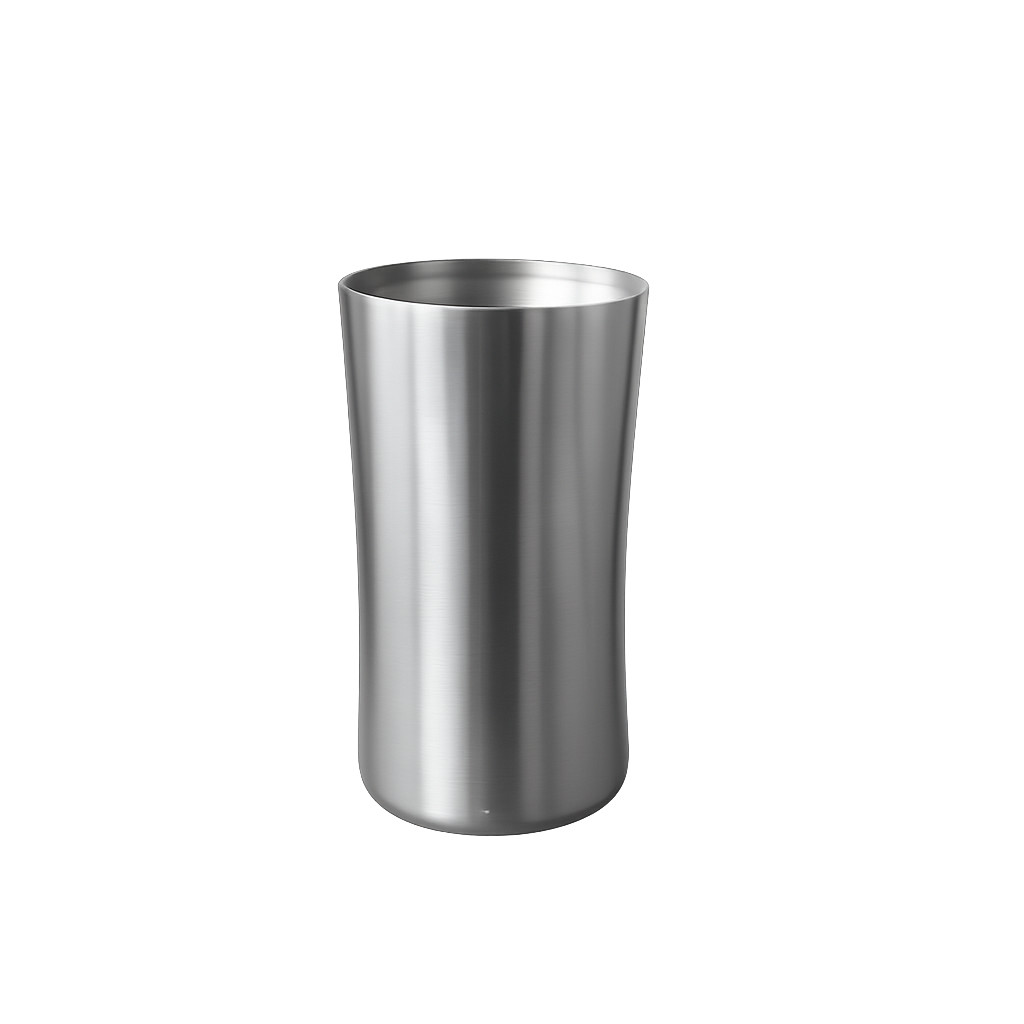 Brushed Stainless Steel Tumbler — Minimal, Durable Cup