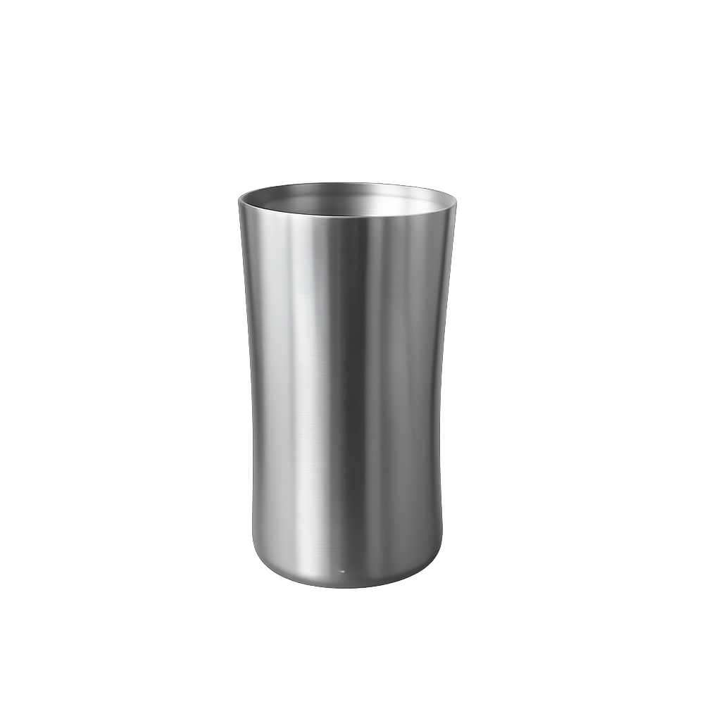 Brushed Stainless Steel Tumbler — Minimal, Durable Cup