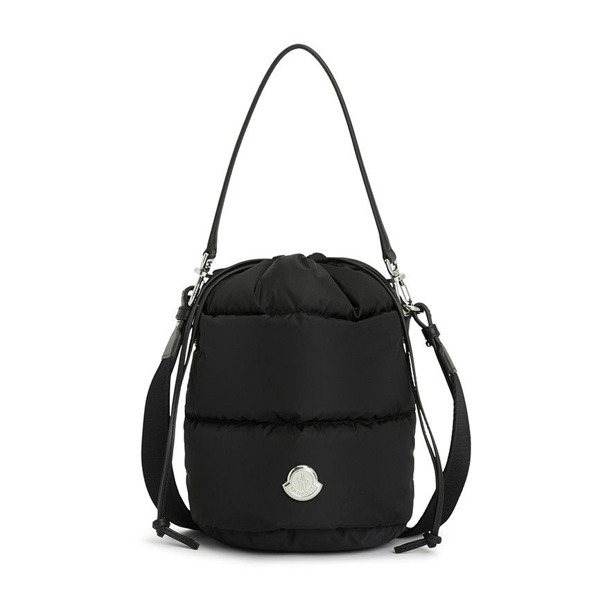MONCLER Caradoc Padded Bucket Bag, Black