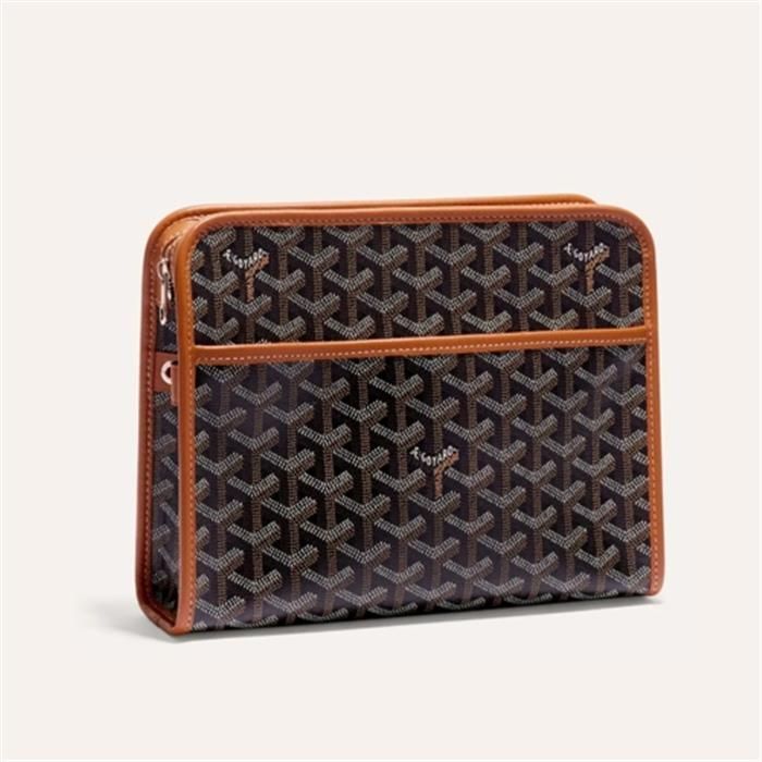 GOYARD Jouvence Bag MM Black, Tan