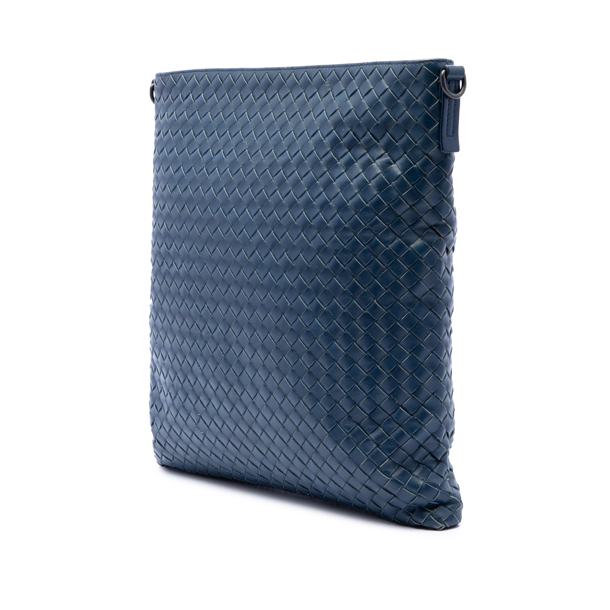 Bottega Veneta Nappa Intrecciato VN Crossbody, Blue
