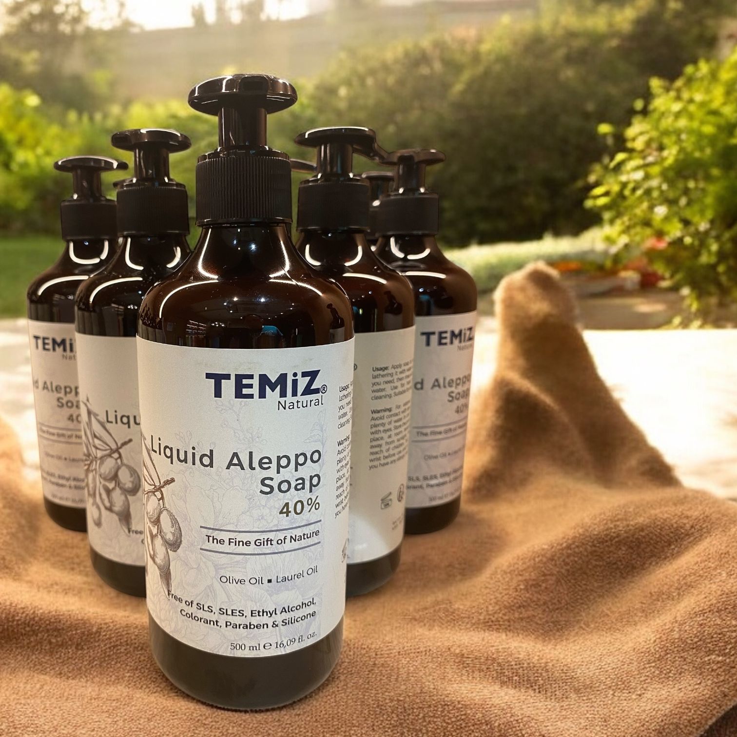 TEMiZ Liquid Aleppo Soap 500ml