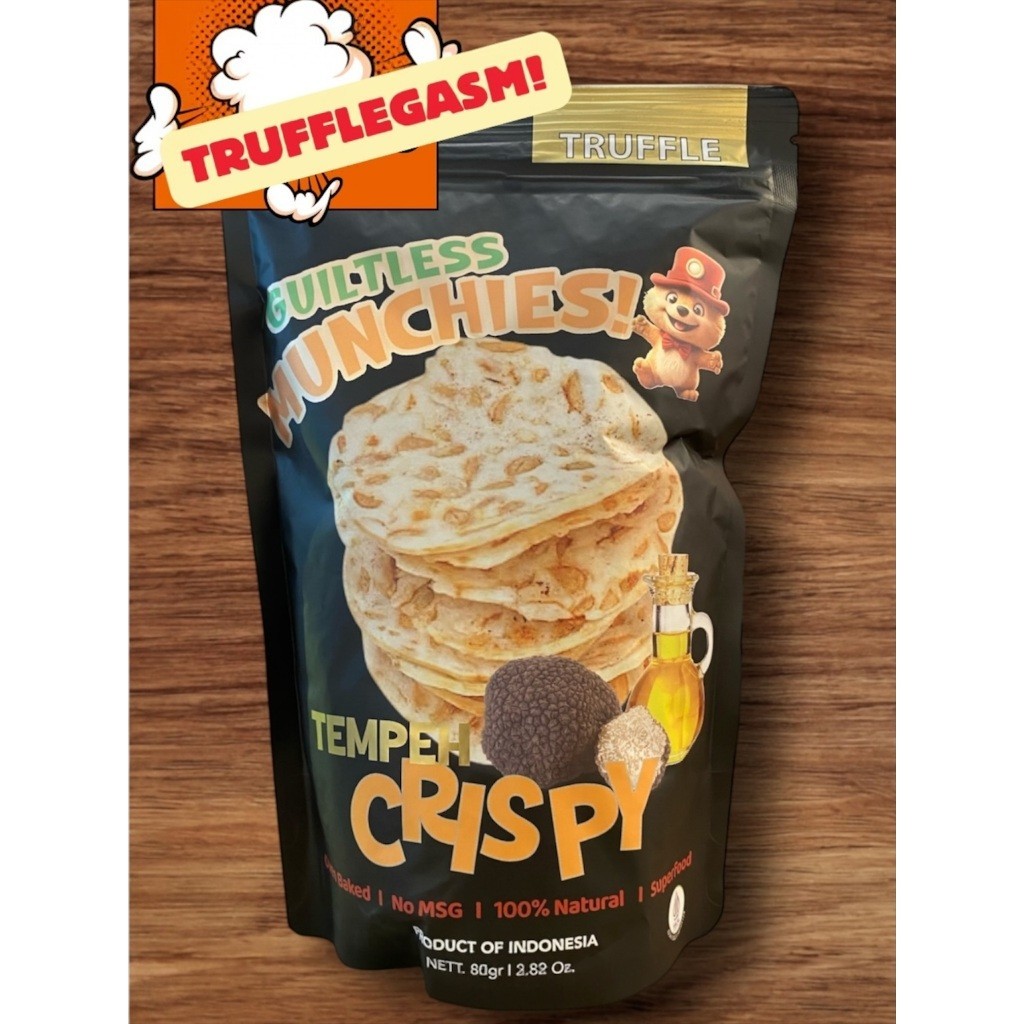 Guiltless Munchies! Baked Crispy Tempeh Chips 80-100g – Trufflegasm