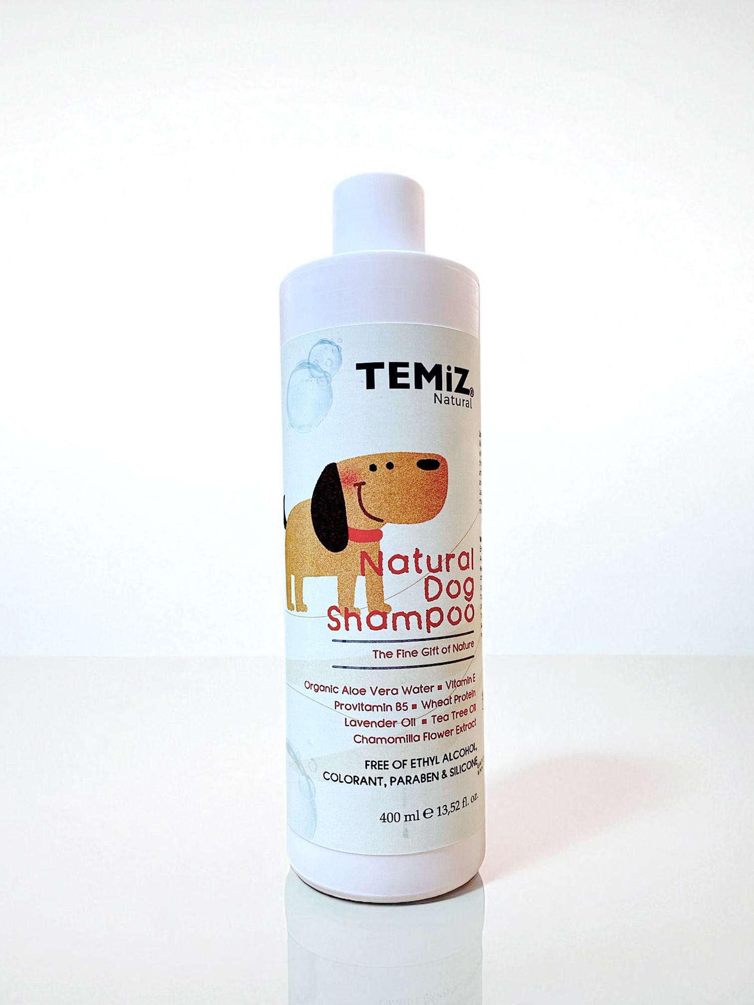 TEMiZ Natural Pet Shampoo 100ml (for Dog & Cat) - Cleanse, Nourish, Soothe and Calm Your Furry Pet's Coat. Free of Paraben, Colorant, Ethyl Alcohol & Silicone. Gentle Cleaning for your furry pet that brings shine and glow to their fur.