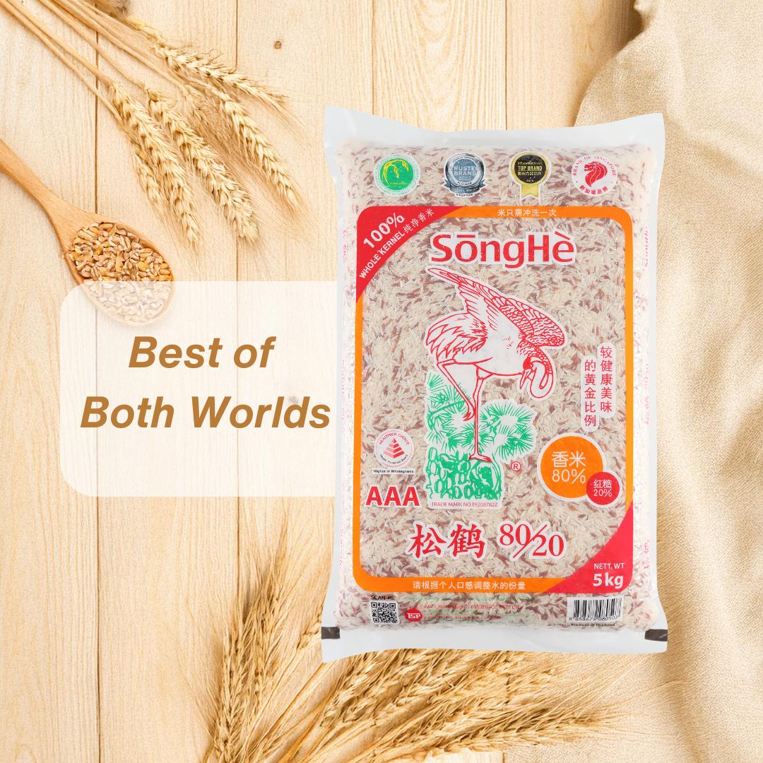 SongHe 8020 Mixed Fragrant + Red Rice 5KG